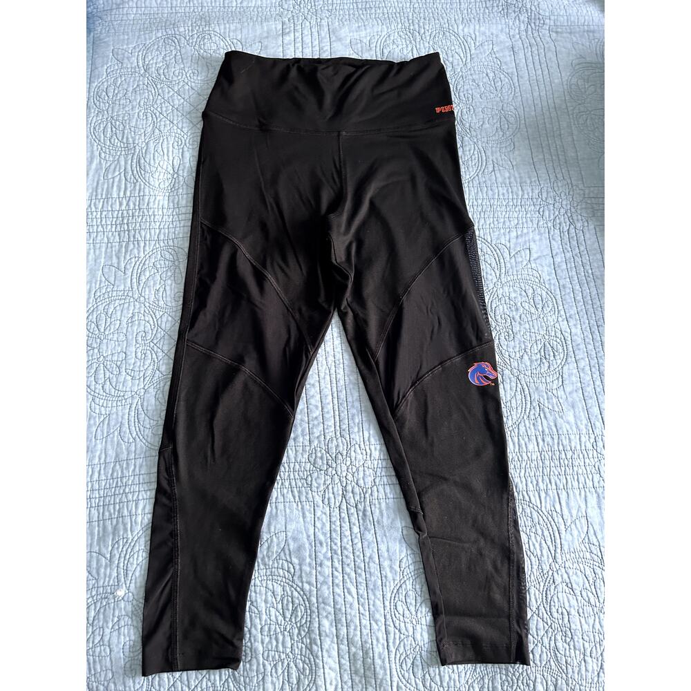 Women Pink Boise State Leggings Size M Pre Owned Black